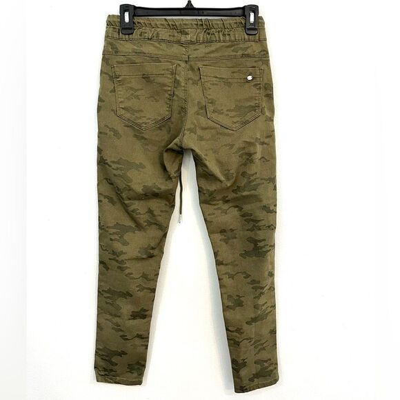 Bevy Flog - Shely Drawstring Pants - Green Camo - Picture 4 of 8